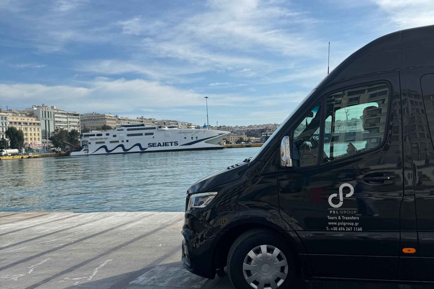 Prywatny transfer do portu Pireus w Atenach