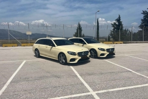 Traslado privado do porto do Pireu para o aeroporto de Atenas