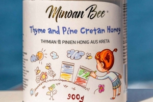 Dégustation de miel grec de première qualité avec du yaourt et plus encore