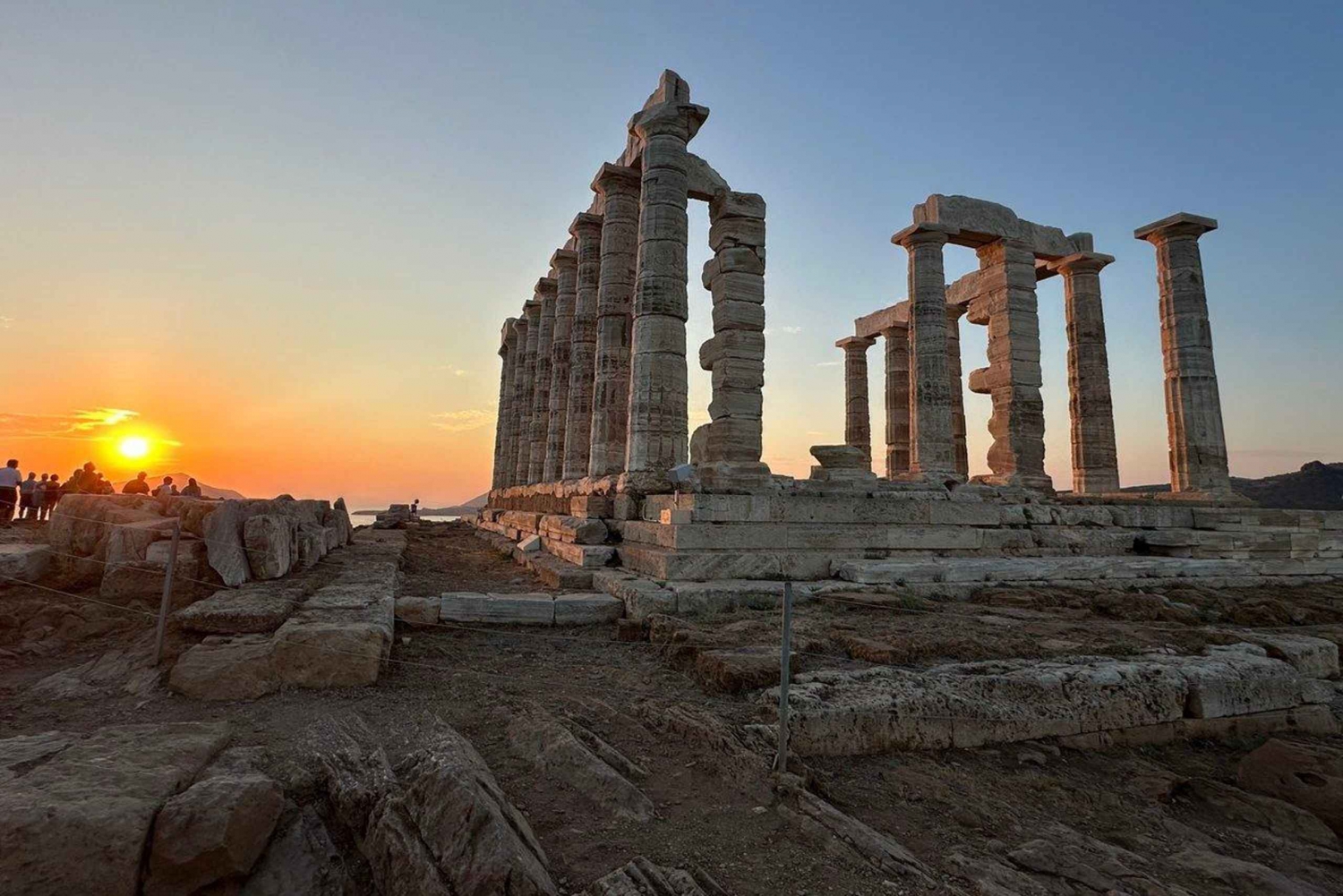 Tour privato della Riviera di Atene Tempio di Poseidone e Capo Sounio