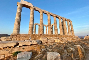 Private Athens Riviera Tour Temple of Poseidon & Cape Sounio
