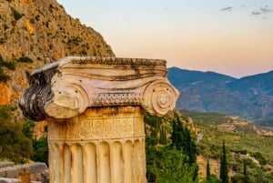 From Athens: Private Day Trip to Delphi, Livadia, & Lichades