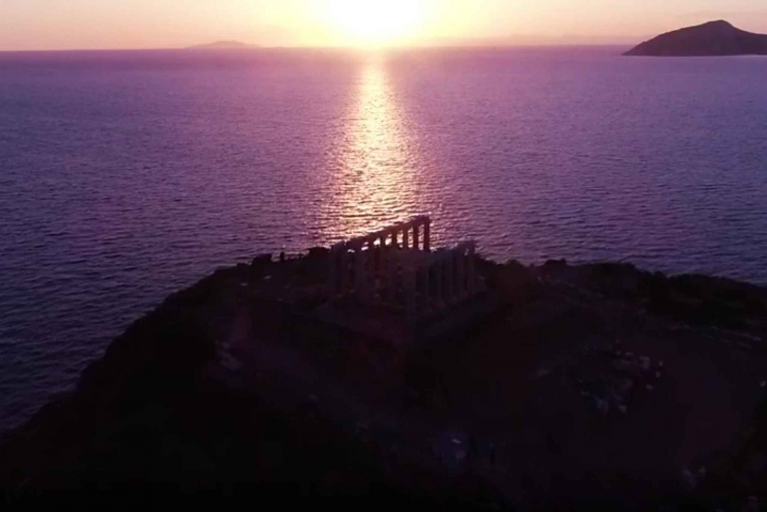 Privat tur til Poseidon-templet med afhentning