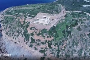 Privat rundtur i Poseidons tempel med upphämtning