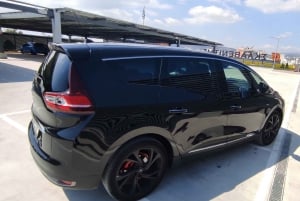 Privat transport mellom flyplassen i Athen og havnen i Pireus