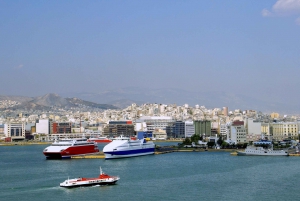 Transfert privé de/vers l'aéroport d'Athènes et le port du Pirée