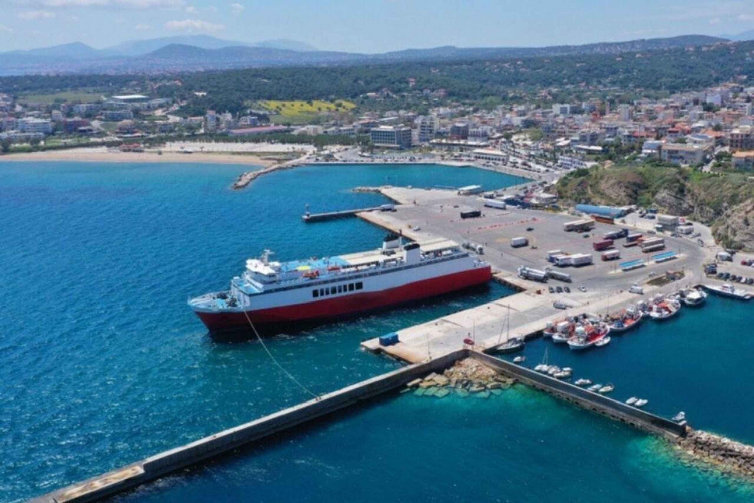 Port de Rafina : Transfert privé en minibus VIP vers l'hôtel d'Athènes