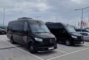 Porto de Rafina para a cidade de Atenas Easy Transfer Van e microônibus