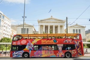Athens: Red Hop-On Hop-Off Bus with Piraeus and Beach Rivera