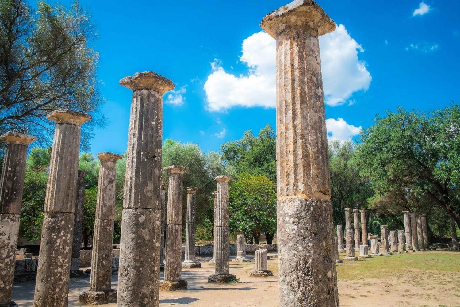 Omvisning i en liten gruppe i antikkens Olympia og smaksprøver på lokal mat