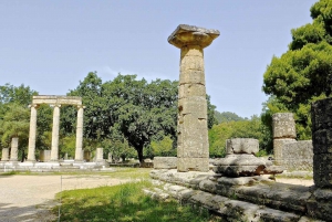 Visite en petit groupe de l'ancienne Olympie et dégustation de produits locaux