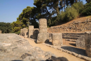 Visite en petit groupe de l'ancienne Olympie et dégustation de produits locaux