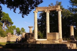 Visite en petit groupe de l'ancienne Olympie et dégustation de produits locaux