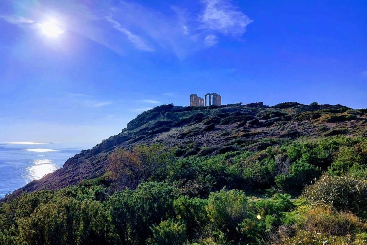 Sounio solnedgang - Poseidons tempel Privat tur