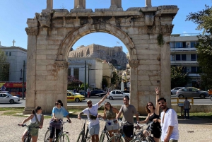 Suncycling Athen Mit dem Fahrrad durch die lokalen Schätze der Stadt