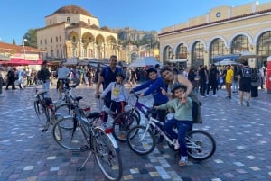 Aurinkopyöräily Ateena Pyöräile kaupungin paikallisten aarteiden läpi