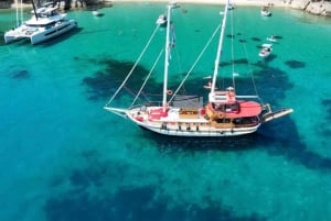 Solnedgangscruise på Athen-rivieraen – Halvdag med svømning og grill om bord