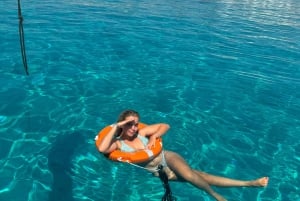 Solnedgangscruise på Athen-rivieraen – Halvdag med svømning og grill om bord