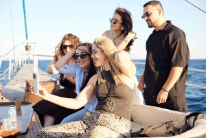 Круиз с ужином на закате: остановка для купания, напитки и ужин на борту