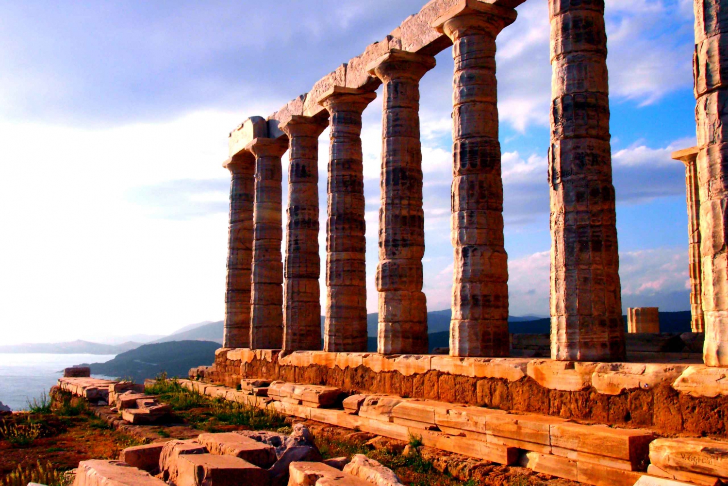 Temple of Poseidon in Sounio Private Sunset Tour from Athens