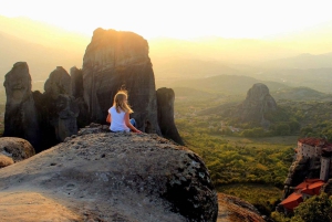 Theopetra-grottan 130 000 f.Kr. och Meteora-klostren