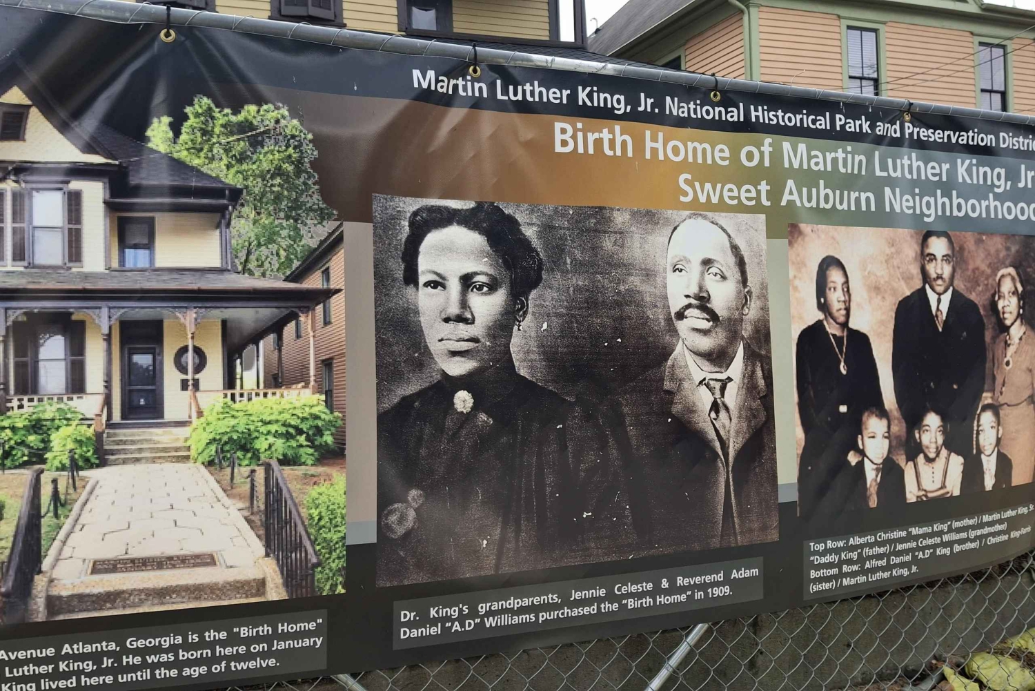 Atlanta: Visita guiada a pie por el barrio de Martin Luther King Jr (en francés)