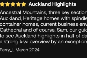 Visite d'une demi-journée à Auckland City Top Spots (visite en petit groupe)