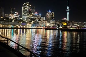 Auckland: Nightlights Cruise with Canapés and Drink