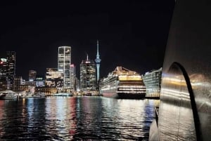 Auckland: Tour al tramonto con piscina termale e degustazione di vino