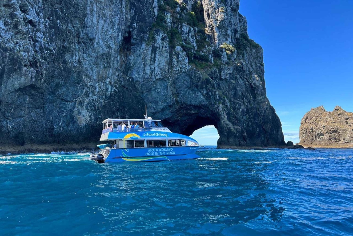 Fra Auckland: cruise til Hole in the Rock