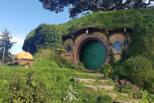 Vanuit Auckland: Tweedaagse tour naar Hobbiton, Rotorua en de Waitomo Caves