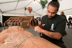 Vanuit Auckland: Tweedaagse tour naar Hobbiton, Rotorua en de Waitomo Caves