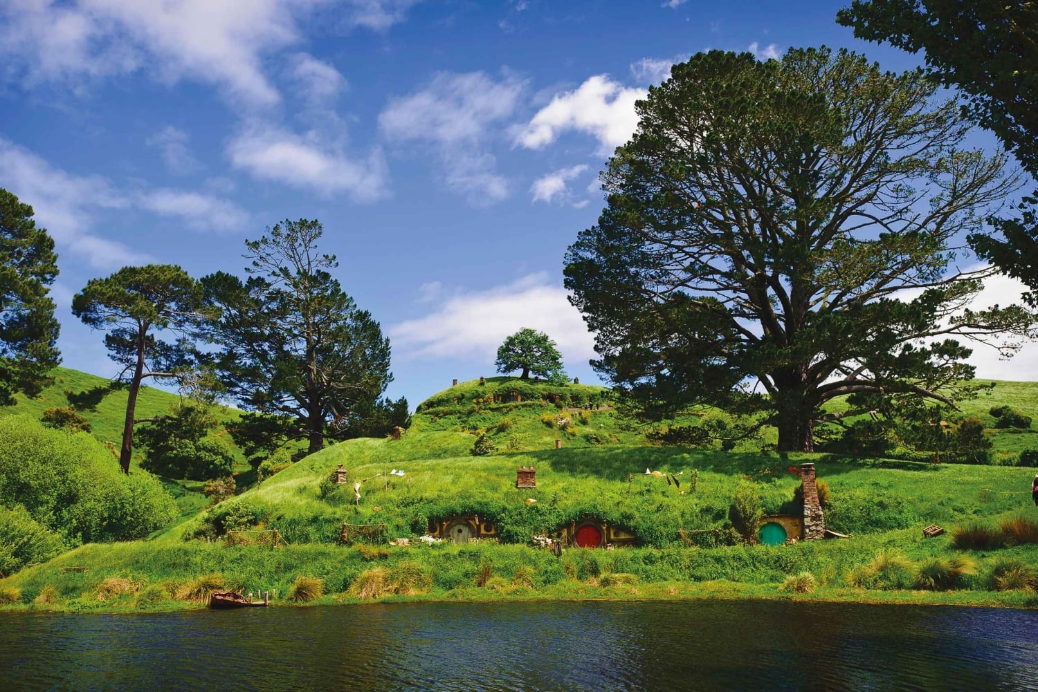 Hobbiton-filmkulisser og Te Puia geotermiske dal privat omvisning