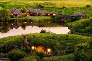 Hobbiton-filmkulisser og Te Puia geotermiske dal privat omvisning