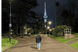 Privé-avondtour door Auckland, bezoek aan de Sky Tower en museum