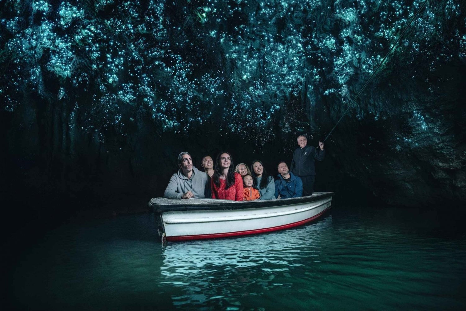 From Auckland: Waitomo Glowworm Caves Tour with Transfer