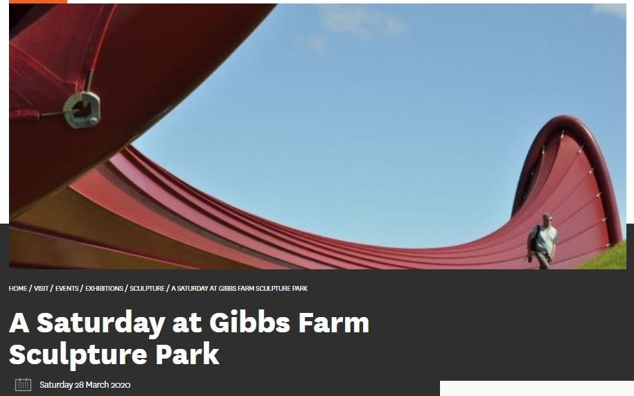A Saturday at Gibbs Farm Sculpture Park