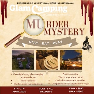 Glam Camping At Castaways - A Murder Mystery