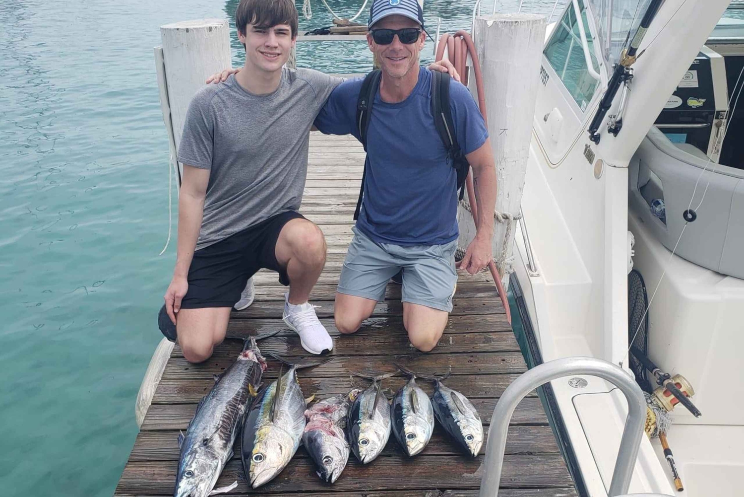 4 horas de pesca o snorkel Tiara de 38 pies