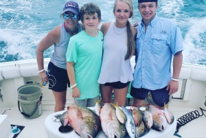 4 horas de pesca o snorkel Tiara de 38 pies