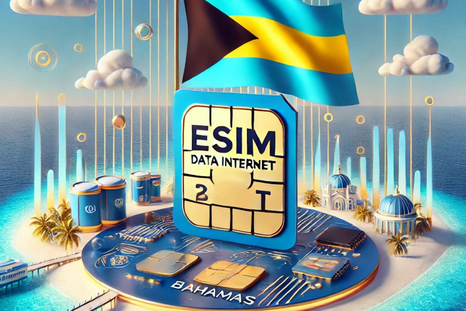 Bahamas: eSIM Internet Data Plan for 4G/5G