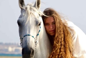 Makadi Bay: Horse Riding in Desert & Sea w Guide + Transfers