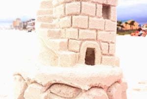 Nassau, Bahamas: Actividad en la playa para esculpir castillos de arena y picnic