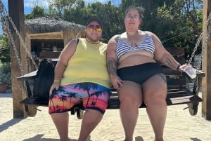 Nassau: Heldagsfestkatamaran med privat strand och lunch