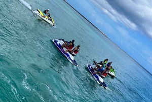 Nassau: Guided Jet Ski Tour and Swimming with Pigs