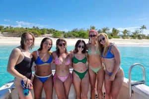 Nassau : Excursion en bateau rapide sur l'île Rose (plongée avec tuba, tortues et plage)