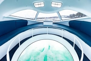 Isla Paraíso: Excursión en barco con fondo de cristal con comentarios en directo