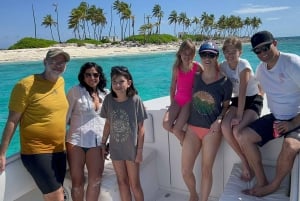Rose Island 3 island tour,🚤Snorkelling,🐠Tortues,🐢 Pigs 🐖