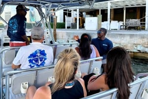 ナッソーブタの水泳、シュノーケル、スピードボートでのランチ