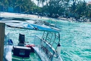 The Clear Boat Experience Bahamas drinks and snacks included